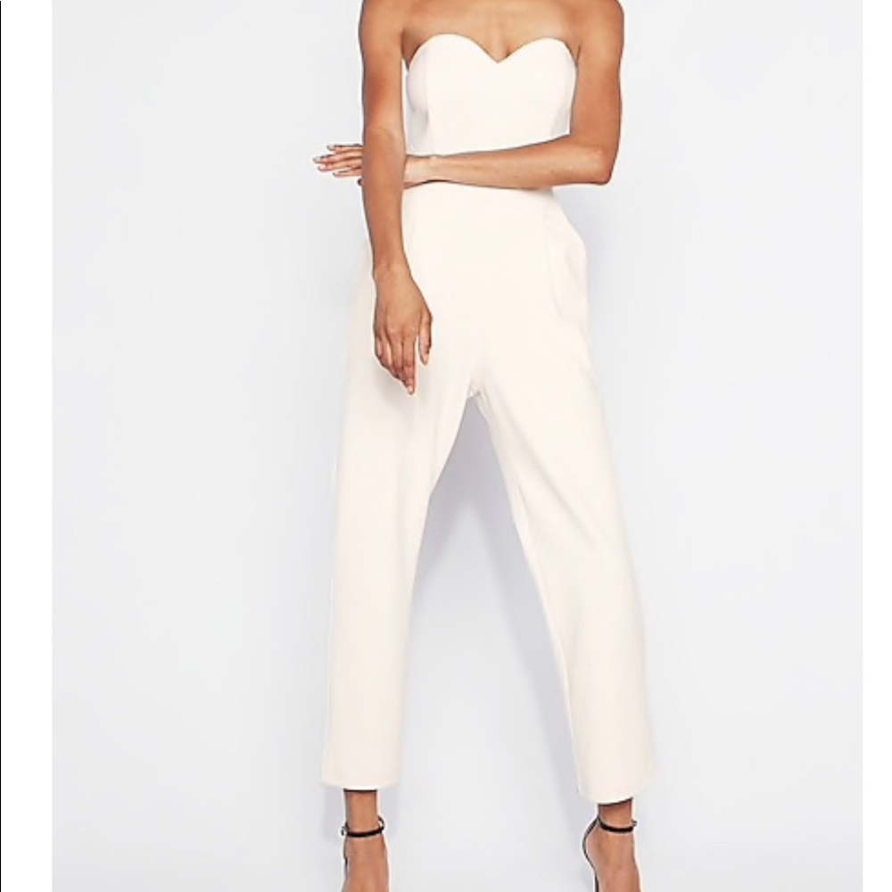 Express Sweetheart Neckline Jumpsuit